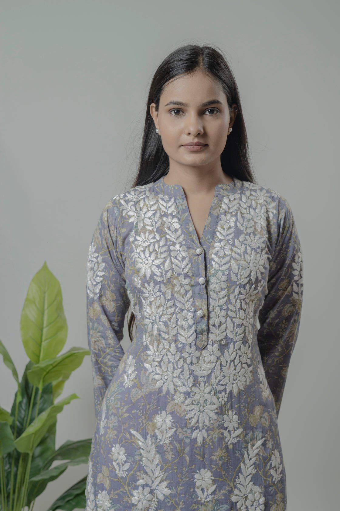 Mul Mul Printed Long Kurti